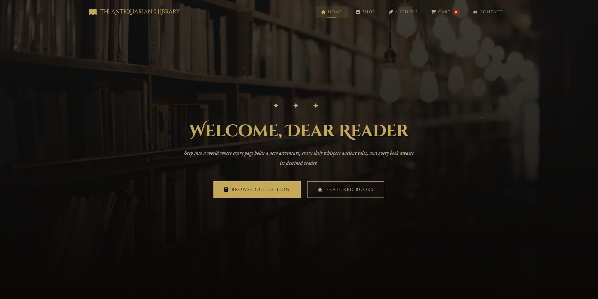 Antiquarian Bookstore