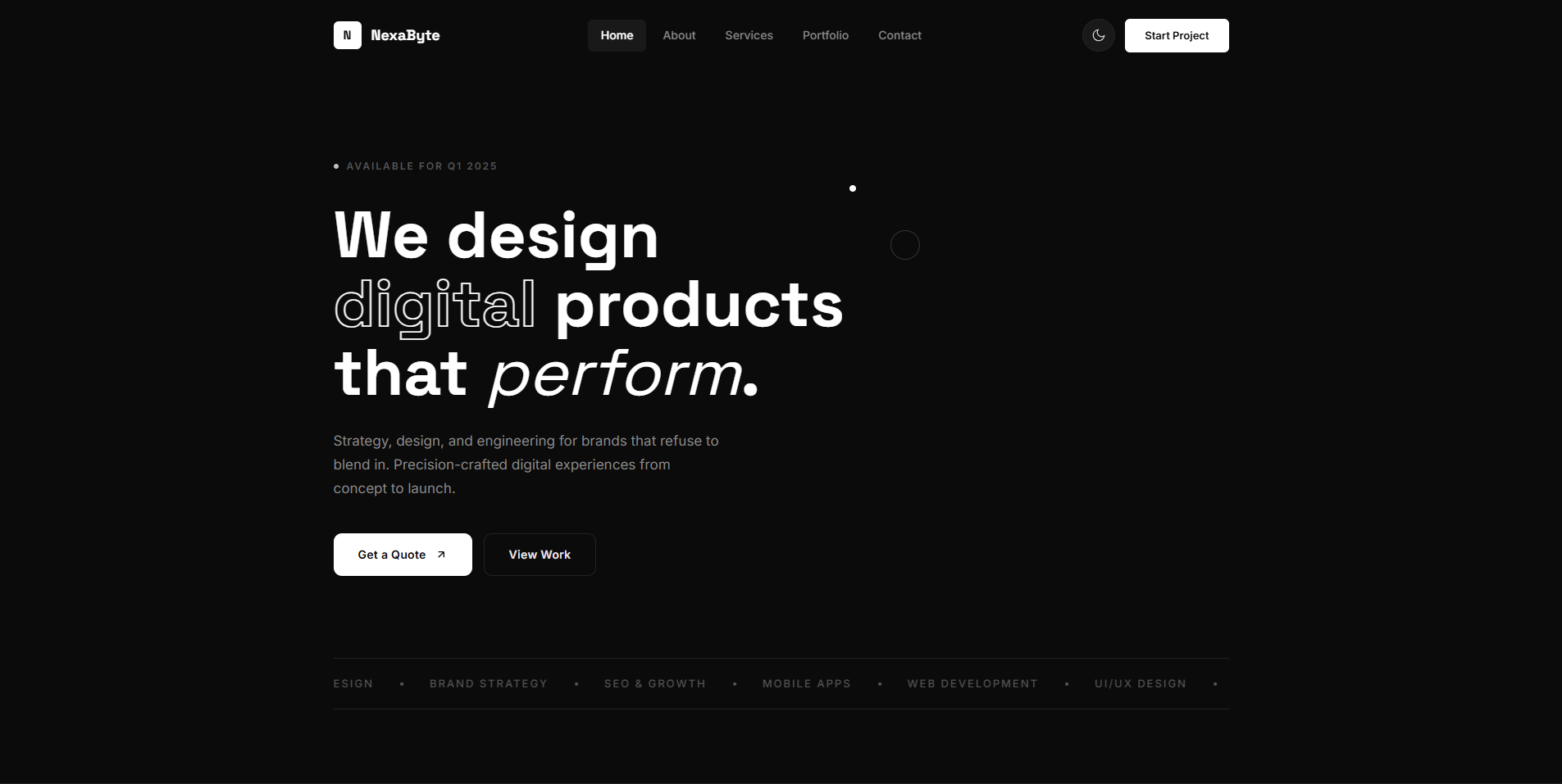 Business Multi-Page Site